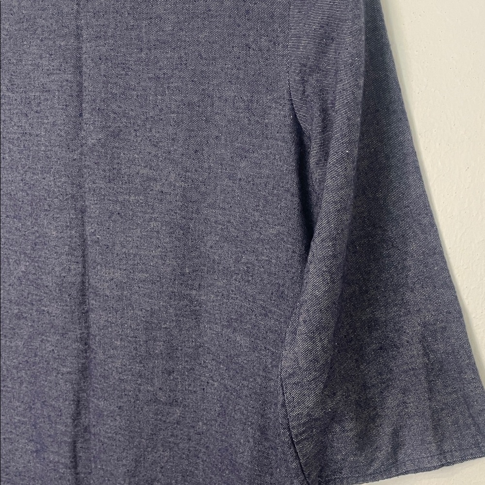 Denim Blue lightweight Tunic with Embroidery Womens Medium - Picture 7 of 7